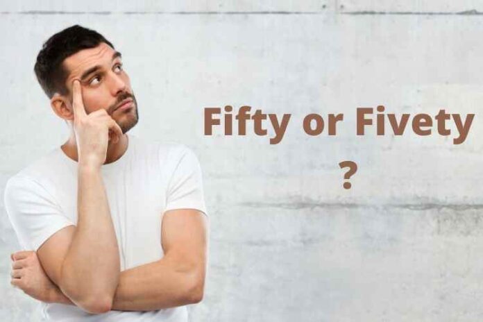How to spell the number 50 - Fifty or Fivety?