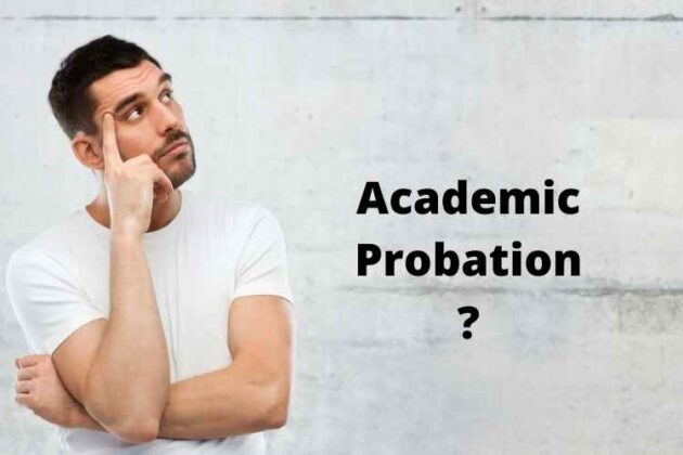 academic probation phd