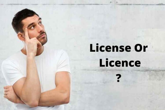 License Or Licence