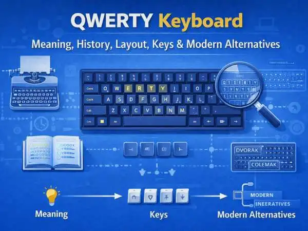QWERTY Keyboard Meaning, History, Layout, Keys, and Modern Alternatives
