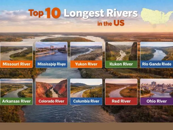 Top 10 Longest Rivers in the US